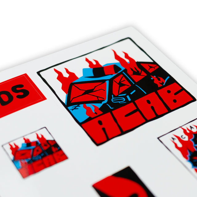 Lanee Clothing Streetwear ACAB STICKERS