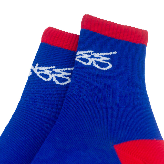 Lanee Clothing Streetwear RED BLUE SOCKS