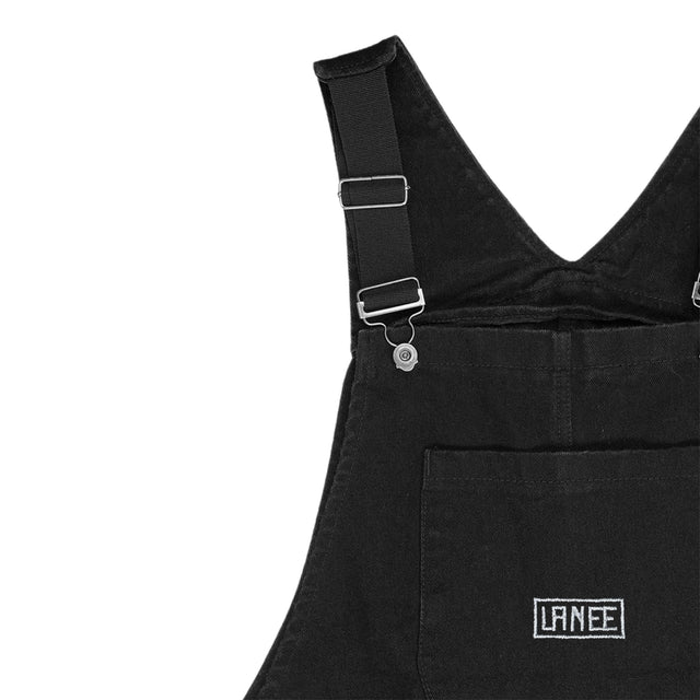 DENIM BLACK OVERALLS