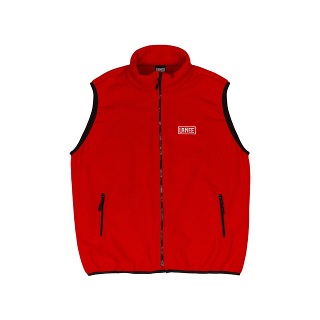 RED FLEECE VEST