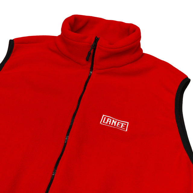 RED FLEECE VEST