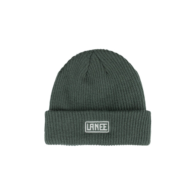 Lanee Clothing Streetwear GRAY BEANIE LOGO
