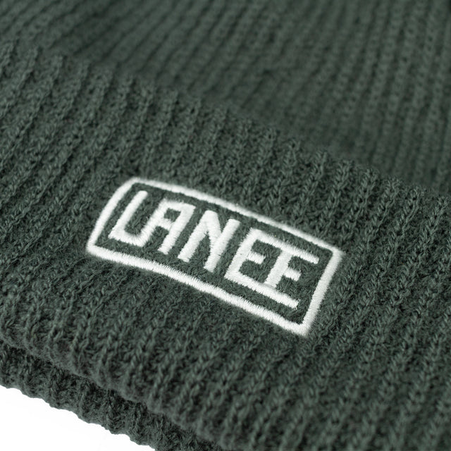 Lanee Clothing Streetwear GRAY BEANIE LOGO