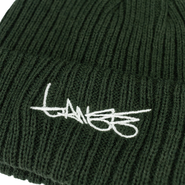 Lanee Clothing Streetwear GREEN BEANIE