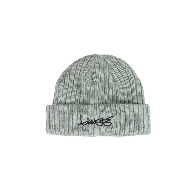 Lanee Clothing Streetwear GRAY BEANIE TAG