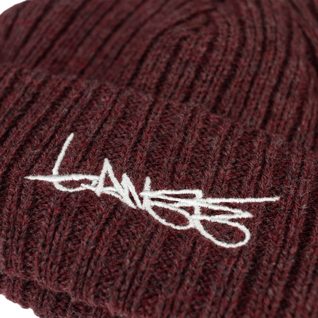 Lanee Clothing Streetwear MAROON BEANIE