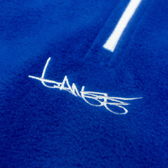 BLUE/RED/BLACK HALF ZIP FLEECE