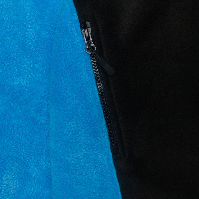 BLUE SLEEVE HALF ZIP FLEECE