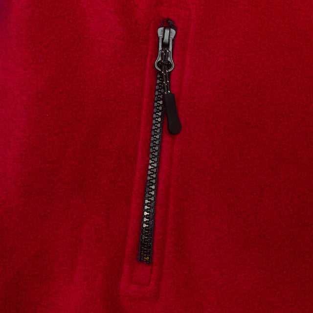 BLUE/RED HALF ZIP FLEECE