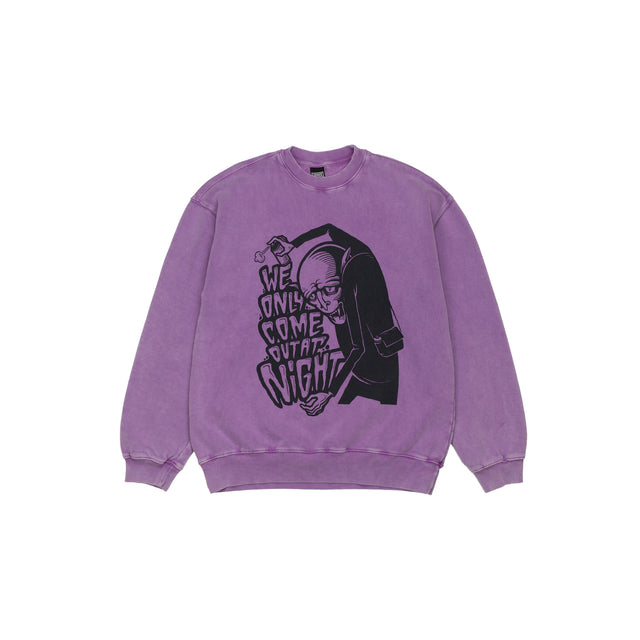 PURPLE NIGHT CREWNECK