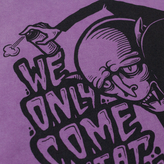 PURPLE NIGHT CREWNECK