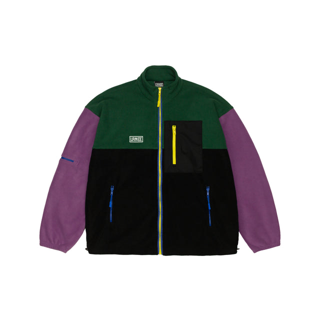 GREEN/PURPLE FULL-ZIP