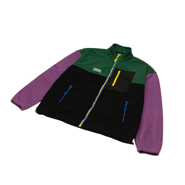 GREEN/PURPLE FULL-ZIP