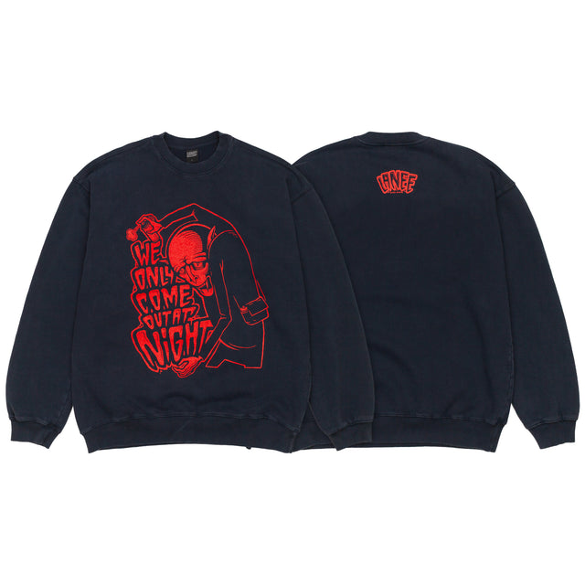 NAVY NIGHT CREWNECK