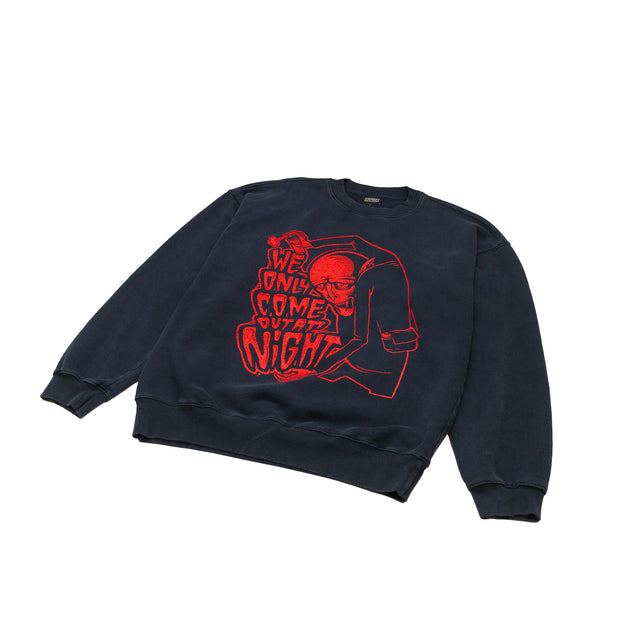 NAVY NIGHT CREWNECK