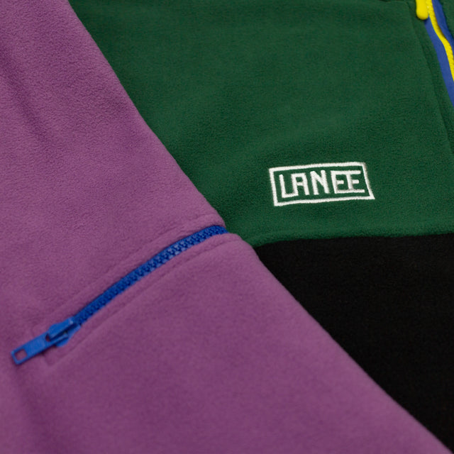 GREEN/PURPLE FULL-ZIP