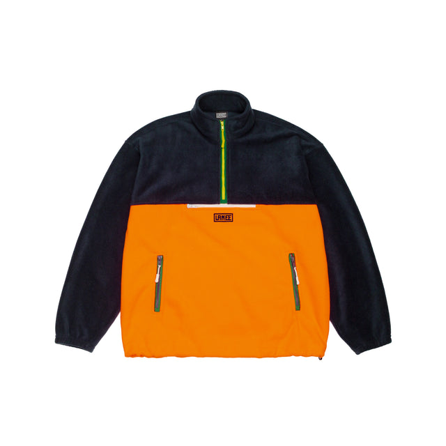 NAVY/ORANGE HALF-ZIP