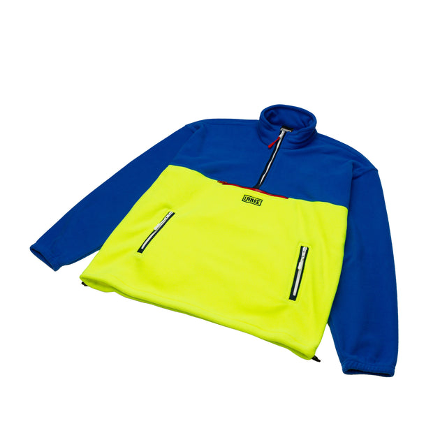 BLUE/YELLOW HALF-ZIP