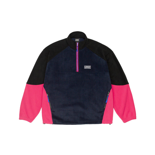 NAVY/PINK HALF-ZIP