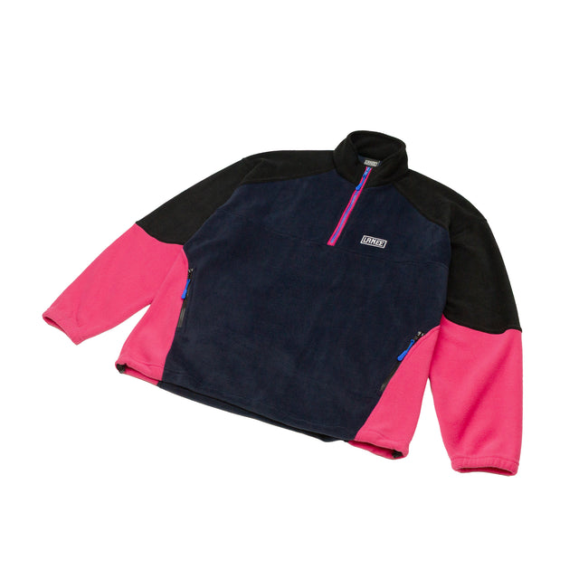 NAVY/PINK HALF-ZIP