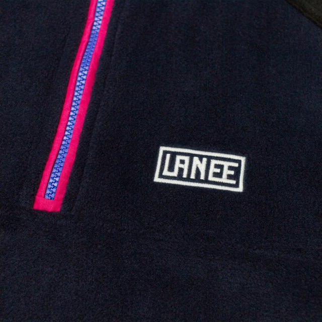 NAVY/PINK HALF-ZIP