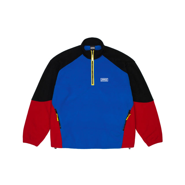 BLUE/RED HALF-ZIP