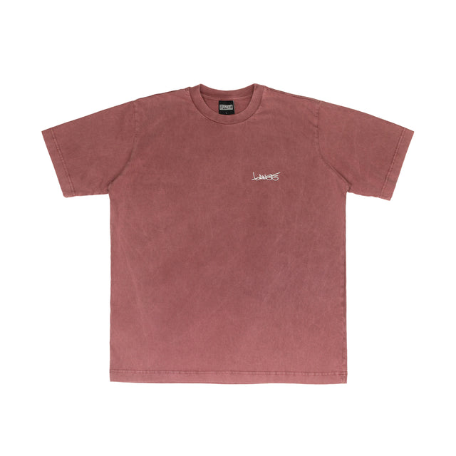Lanee Clothing Streetwear PINK WASHED TEE