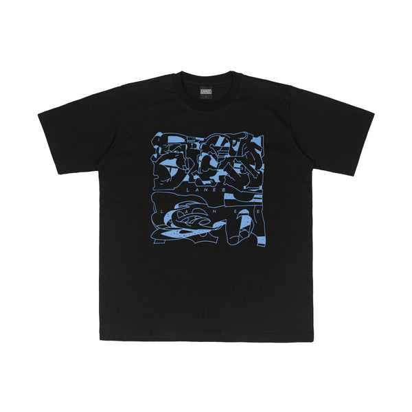 ABSTRACT BLACK TEE