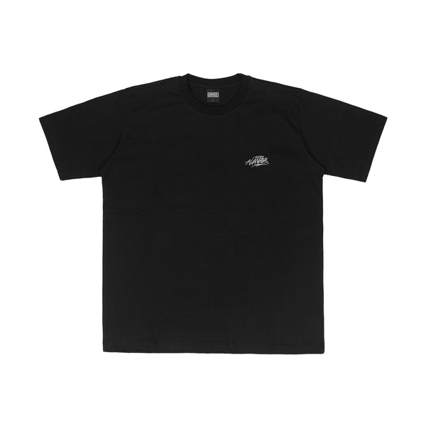 EMBROIDERED BLACK TEE