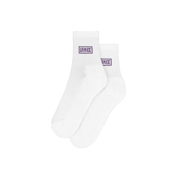 Lanee Clothing Streetwear WHITE SOCKS