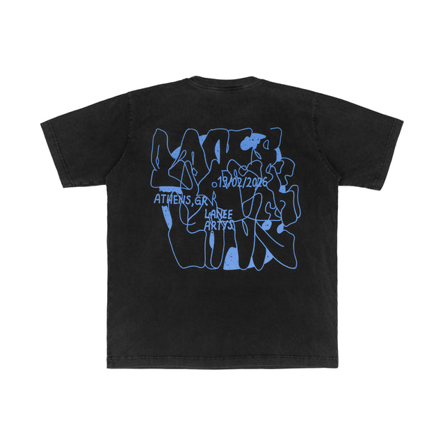 Lanee Clothing Streetwear LANEE X3 GRAY WASHED TEE