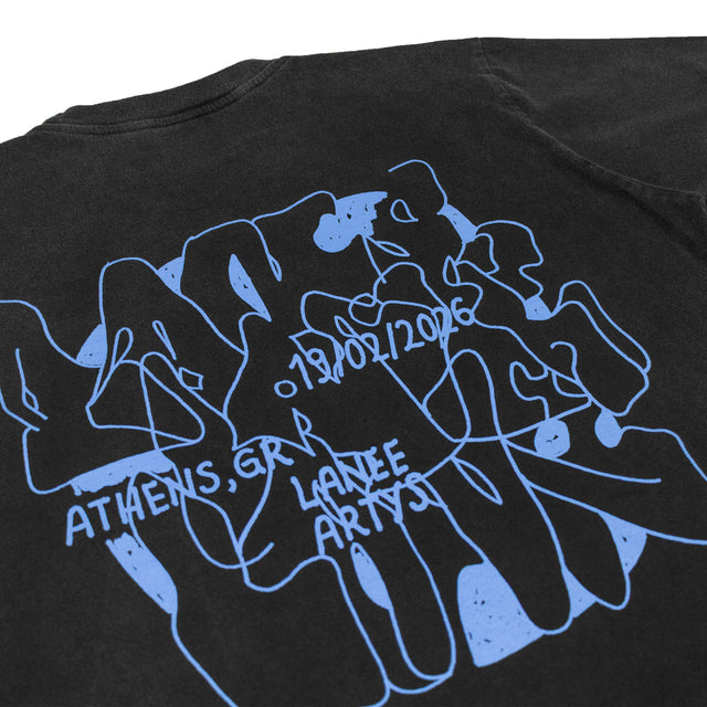 Lanee Clothing Streetwear LANEE X3 GRAY WASHED TEE