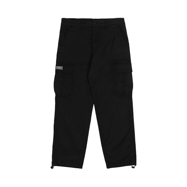 BLACK CARGO PANTS
