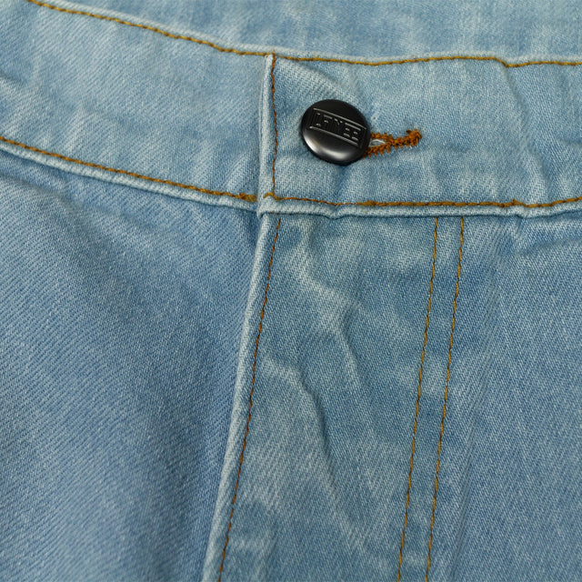 Lanee Clothing Streetwear BLEACHED DENIM WORK SHORTS