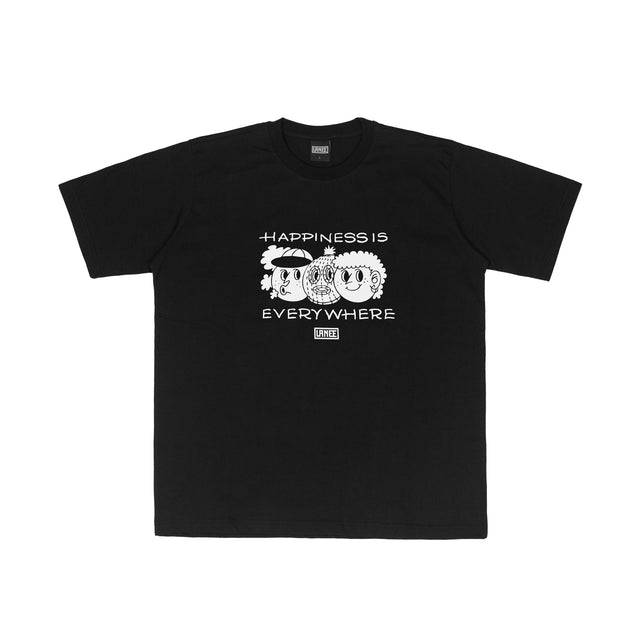 Lanee Clothing Streetwear HAPPINESS BLACK