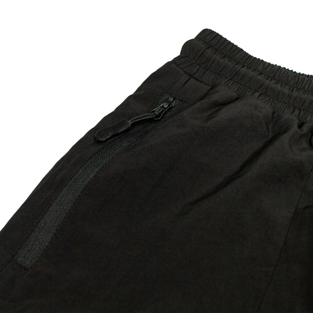 Lanee Clothing Streetwear BLACK NYLON SHORTS