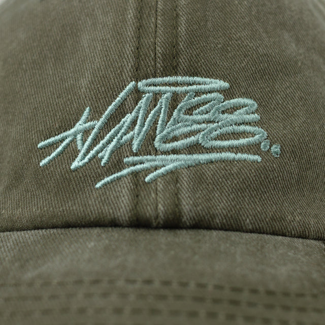 Lanee Clothing Streetwear OLIVE WASHED DAD CAP