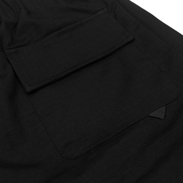 Lanee Clothing Streetwear BLACK CARGO SHORTS 25