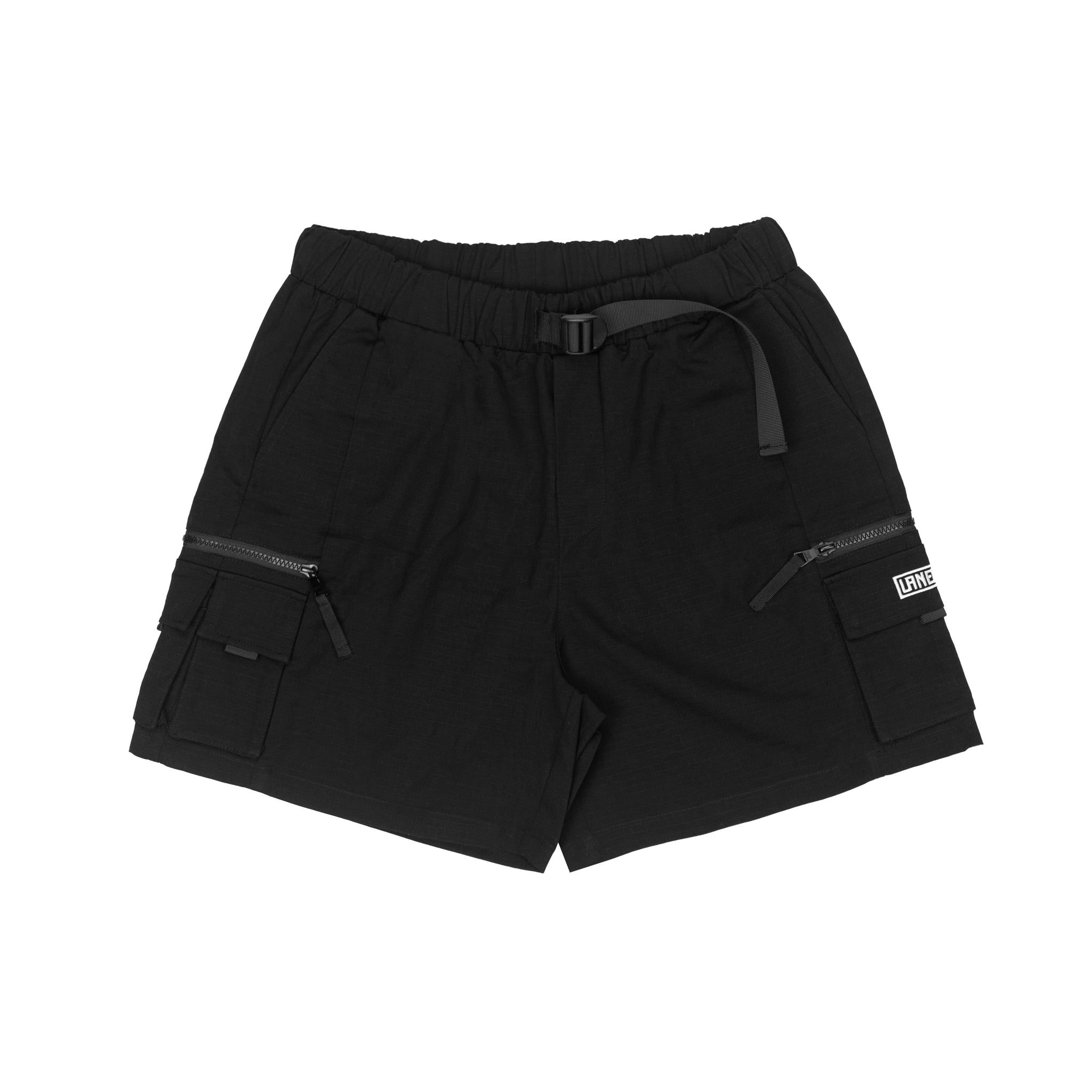 BLACK CARGO SHORTS 25 - Main Image