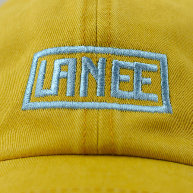 Lanee Clothing Streetwear YELLOW WASHED DAD CAP