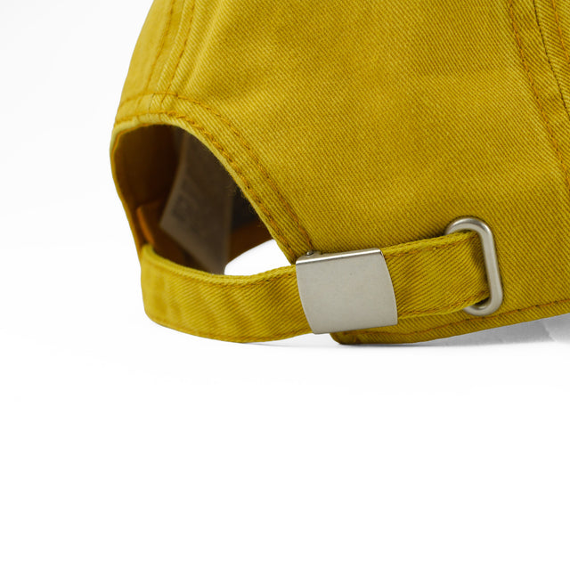 Lanee Clothing Streetwear YELLOW WASHED DAD CAP