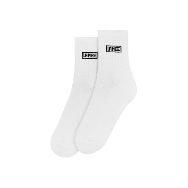 Lanee Clothing Streetwear WHITE SOCKS