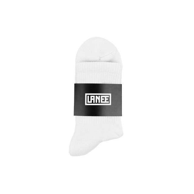 Lanee Clothing Streetwear WHITE SOCKS