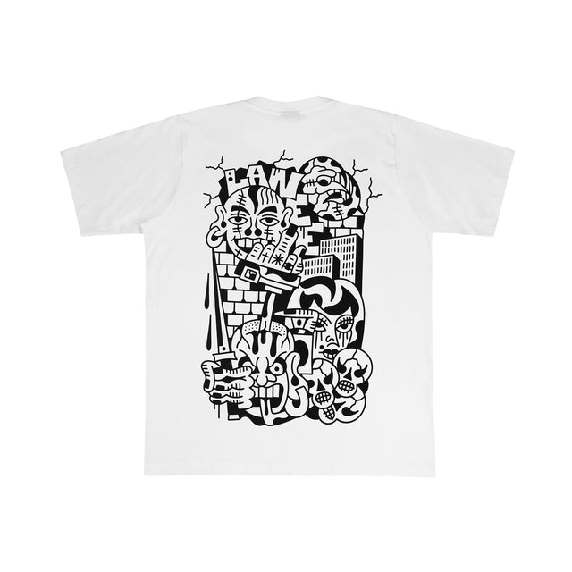 Lanee Clothing Streetwear WHITE YUNG T-SHIRT