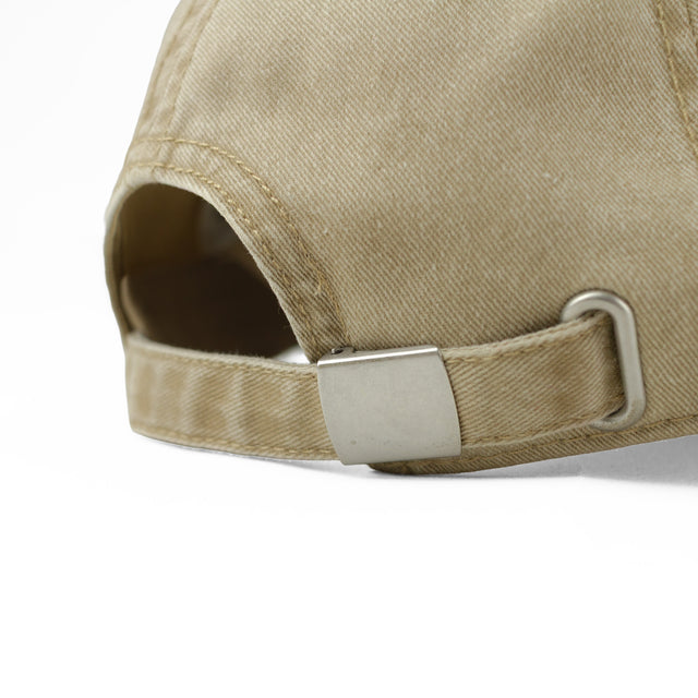 Lanee Clothing Streetwear BEIGE WASHED DAD CAP