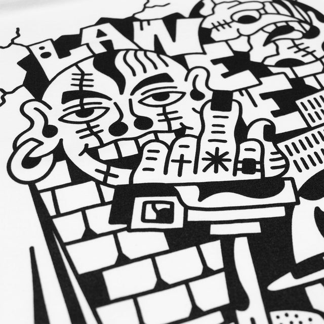 Lanee Clothing Streetwear WHITE YUNG T-SHIRT