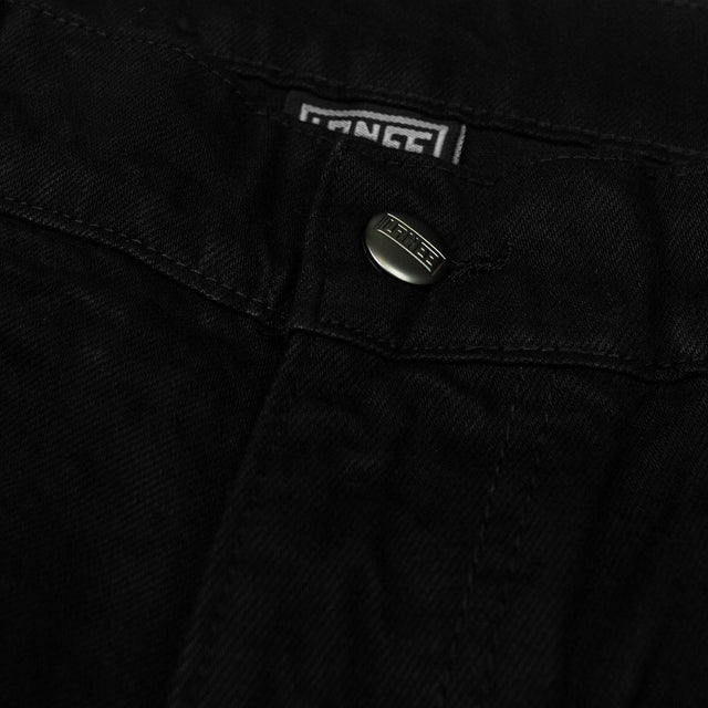 Lanee Clothing Streetwear BLACK DENIM WORK SHORTS