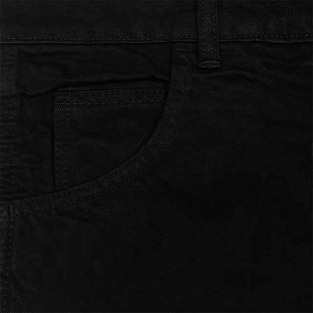 Lanee Clothing Streetwear BLACK DENIM WORK SHORTS