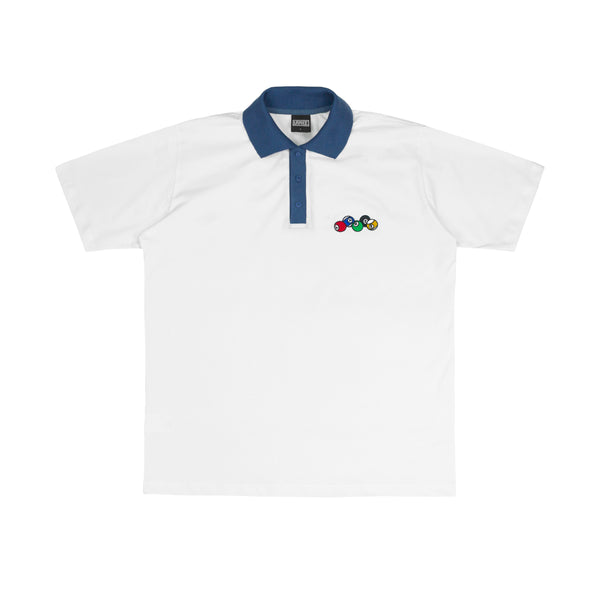 BILLIARD WHITE POLO TEE
