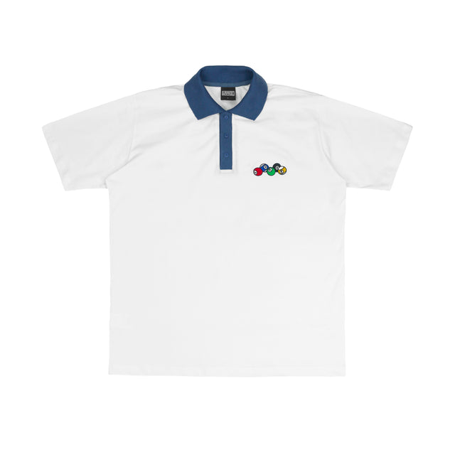 Lanee Clothing Streetwear BILLIARD WHITE POLO TEE